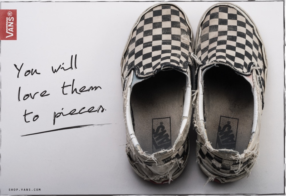 vans shoes advertising